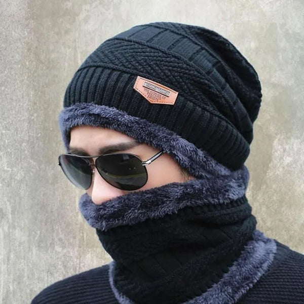 New Stylish Winter Hats, Ladies And Gents Hot Knitted caps and Neck Warmer Mask 2 in 1 Scarf Beanie for Kids, Boys & Girls / UNISEX Double Layer Hat and Neck Warmer For Mens And Womens
