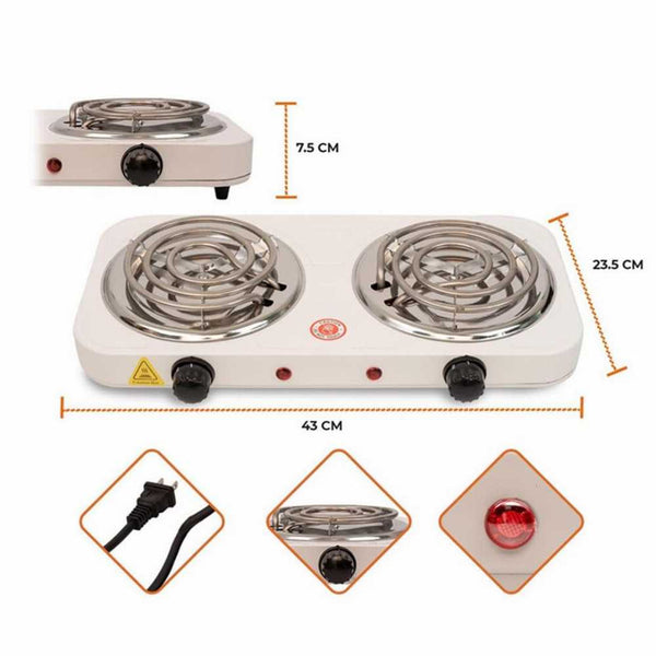 Double Hot Plate And Cooker Electric Stove Hot Plate Premium Brand Raf