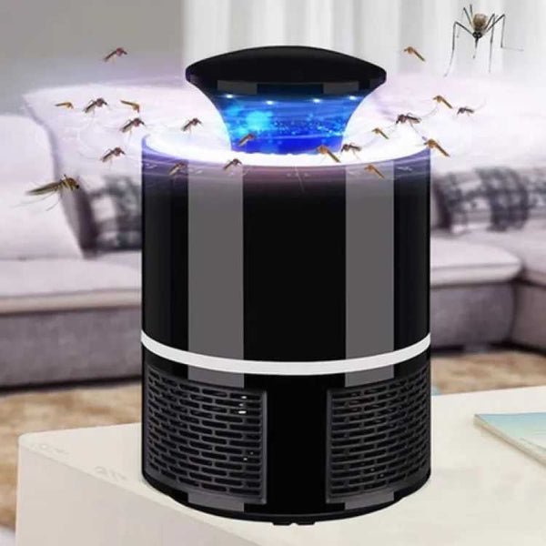 EXORT Electric Mosquito Trap Blue Light Mosquito Killer Lamp with USB Power Suction Fan No Zapper Child Safe