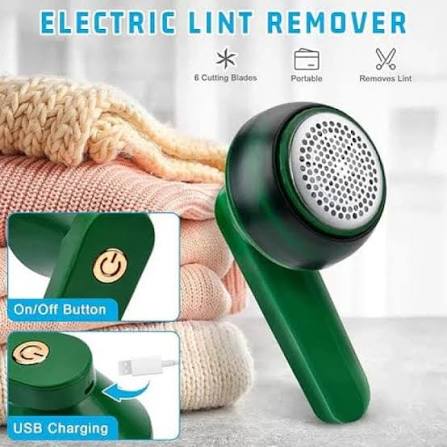 Electric Lint Remover – Rechargeable Fabric Shaver for Clothes & Sweaters