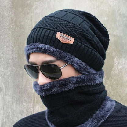 New Stylish Winter Hats, Ladies And Gents Hot Knitted caps and Neck Warmer Mask 2 in 1 Scarf Beanie for Kids, Boys & Girls / UNISEX Double Layer Hat and Neck Warmer For Mens And Womens