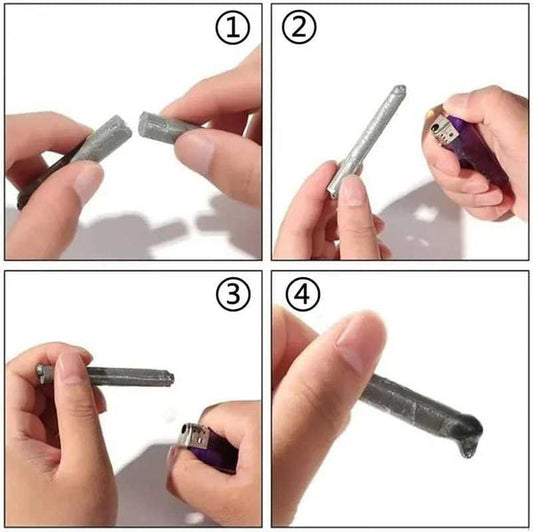 3pcs Low Temperature Easy Melt Welding Rods For Copper Iron Stainless Steel Soldering Aluminum Repairing Holes Solder Rod Tool