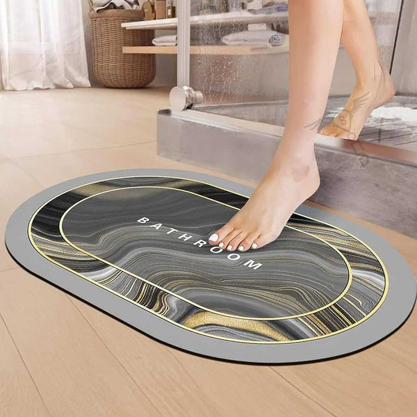 Bath Mat Water Absorbent Non-Slip Shower Room, Tub, Entryway, Kitchen, Sink