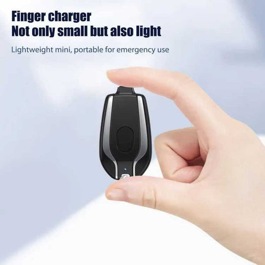 Iphone Keychain Phone Charger Emergency Power Banks Retractable Plug Power Fast Charging