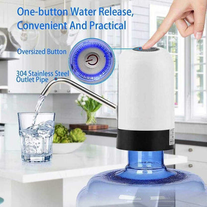 Rechargeable Automatic Water Dispenser Pump, Water Bottle Pump dispenser USB Charging Drinking mini Portable Electric dispenser pump for house and office