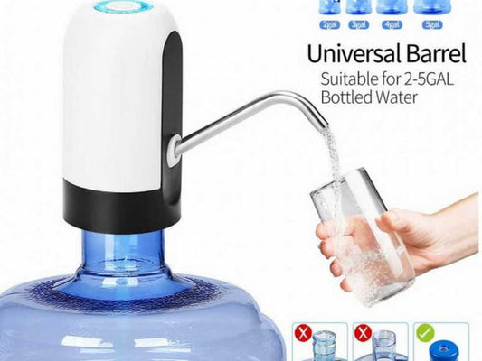 Rechargeable Automatic Water Dispenser Pump, Water Bottle Pump dispenser USB Charging Drinking mini Portable Electric dispenser pump for house and office
