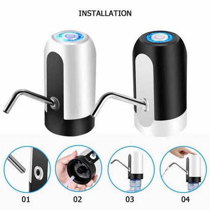 Rechargeable Automatic Water Dispenser Pump, Water Bottle Pump dispenser USB Charging Drinking mini Portable Electric dispenser pump for house and office