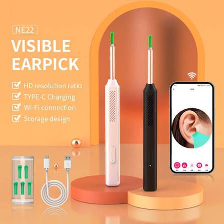 Endoscope Camera Smart Visual Ear pick Wifi App for IOS & Android Ear Stick Pen Portable Ear Wax Cleaner Visual Viewing USB Wireless Endoscope