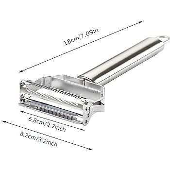 Stainless Steel Julienne Peeler Vegetable Peeler Double Planning Grater Kitchen Accessories