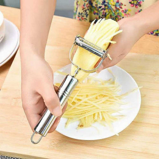 Stainless Steel Julienne Peeler Vegetable Peeler Double Planning Grater Kitchen Accessories