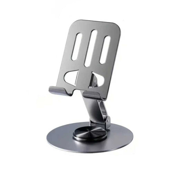 Universal Full Metal Mobile Phone Stand 360° Rotating Aluminum Alloy Base Desktop Tablet Phone Holder Stand