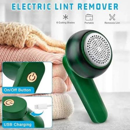 Electric Lint Remover – Rechargeable Fabric Shaver for Clothes & Sweaters
