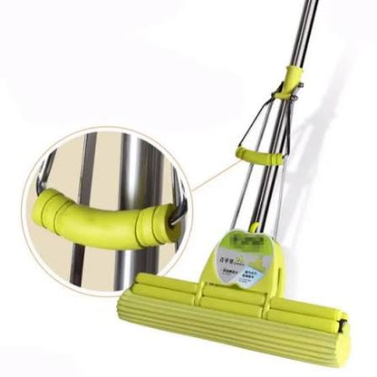 Super Absorbent PVA House Cleaner Double Roller Sponge Mop For Office Home Kitchen