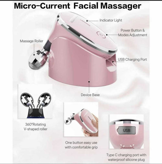 Micro current Facial Massager – Skin Tightening & Lifting Device