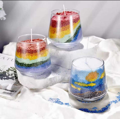 Sand Wax 125-Gram Each Color With 12-Wicks