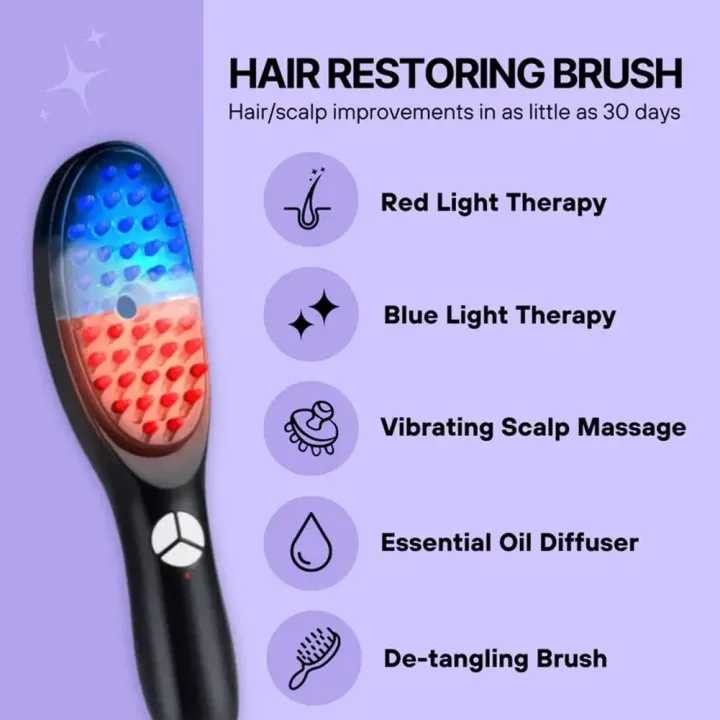 Electric Massage Comb For Hair Loss Prevention And Scalp Stimulation Electric Scalp Massager for hair growth Hair Oil Applicator