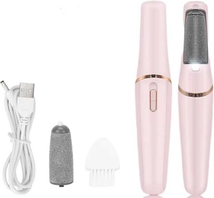 Electric Callus Remover for Feet Rechargeable Foot File Pedicure Tools Portable Foot Callus Remover Water Resistant Professional Foot For Dead Skin Women Men Travel (Pink)