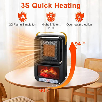 ELECTRIC FAN HEATER - DESKTOP HEATING MACHINE