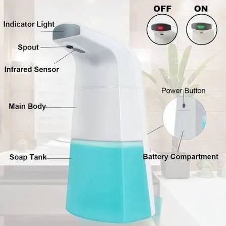 Touchless Automatic Foaming Soap Dispenser Automatic Hand Foam Liquid Soap Infrared Dispenser