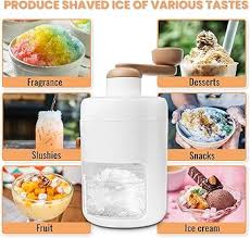 Slushie Machine, Shaved Ice Machine Snow Cone Machine Shaved Ice Machine - BPA Free with Free Ice Cube Trays