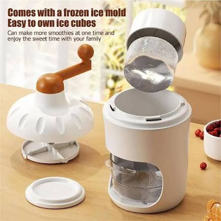 Slushie Machine, Shaved Ice Machine Snow Cone Machine Shaved Ice Machine - BPA Free with Free Ice Cube Trays