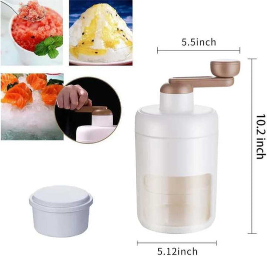 Slushie Machine, Shaved Ice Machine Snow Cone Machine Shaved Ice Machine - BPA Free with Free Ice Cube Trays