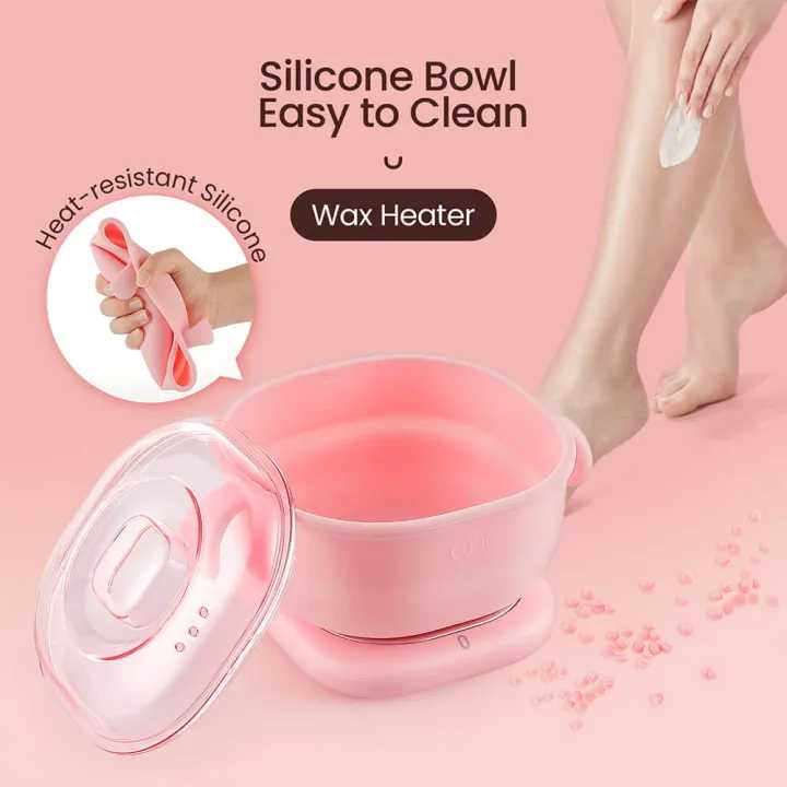 Portable Silicone Wax Warmer 400ML Foldable Wax Heater Hair Removal Wax Machine SPA Body Epilator Paraffin Wax Pot